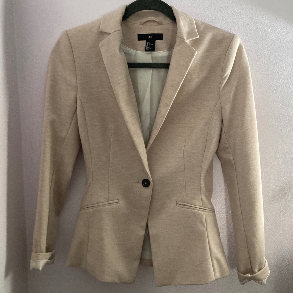 H&M Blazer - Blush Pink